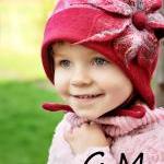 Hat .girls Hat . Nuno Felt..