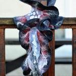 Scarf. Felted Scarf. Nuno ..