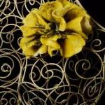 Felted Flower Brooch